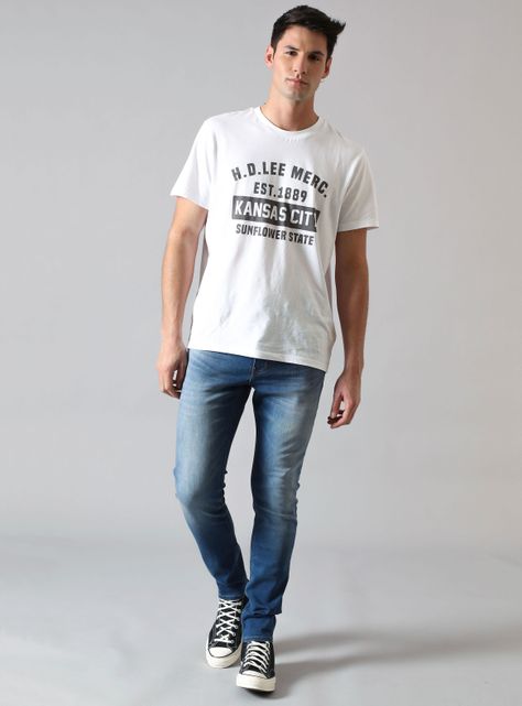 Jeans Malone Skinny Fit Mid Stone Worn-3