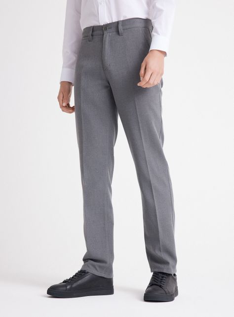 Pantalón Slim Gris Talla 38 A 44-0
