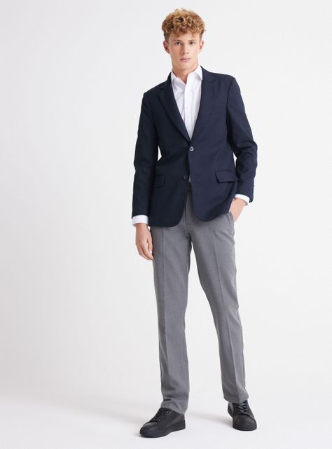 Pantalón Slim Gris Talla 38 A 44-3