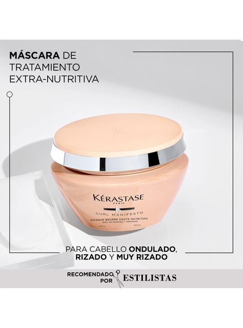 Set Cabello con Rizos Curl Manifesto Shampoo 250 ml + Máscara 200 ml + Crema termo-protectora 150 ml-4