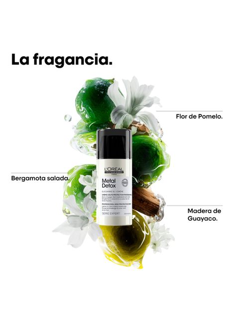 Crema para peinar protección UV Metal Detox Anti-Quiebre para Cabello Dañado y con Color 100ml-3