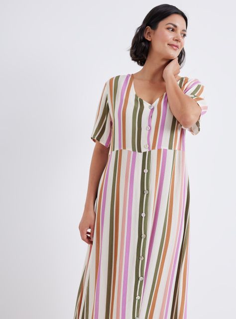 Vestido Largo con Botones-0