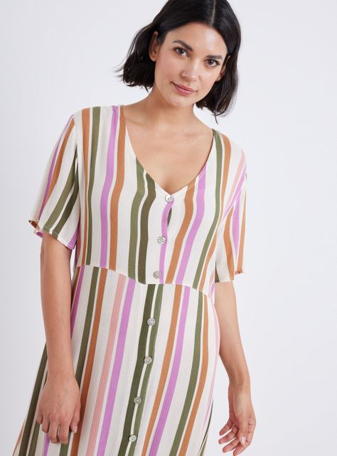 Vestido Largo con Botones-2