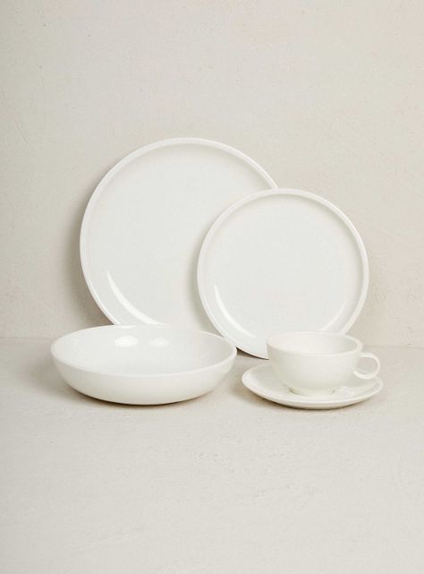 Set Vajilla 30 Piezas Borde Porcelana-0