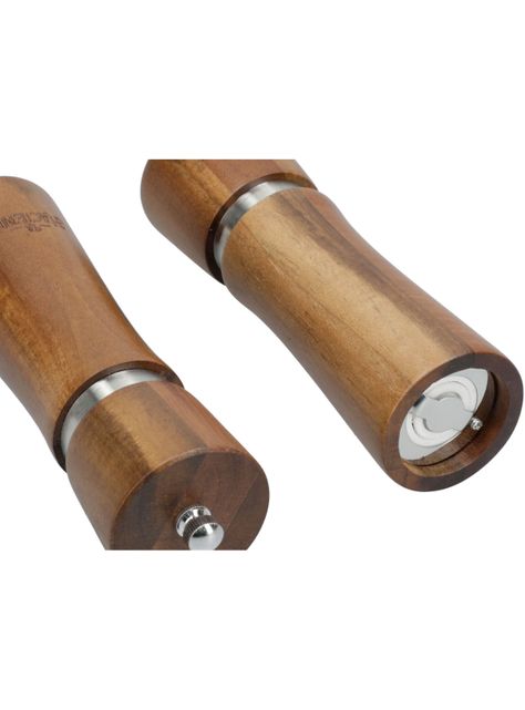 Set 2 Pimientero/Salero Acacia 16.5 cm-2