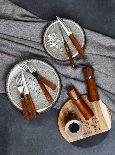 Set 2 Pimientero/Salero Acacia 16.5 cm-4
