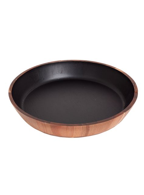 Bowl Servir Negro 40 cm Madera-1