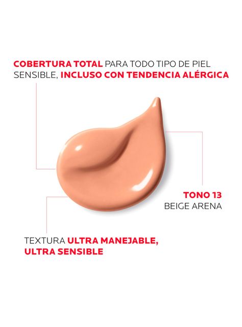 Base Fluida Correctora Toleriane Make Up Tono 13 30 ml-4
