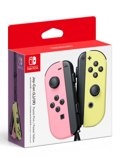Control Nintendo Switch Joy-Con Controller Pair Pink Yellow-1