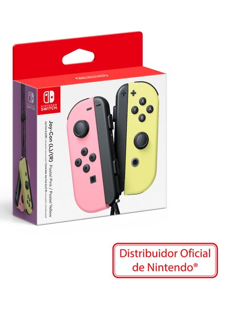 Control Nintendo Switch Joy-Con Controller Pair Pink Yellow-0