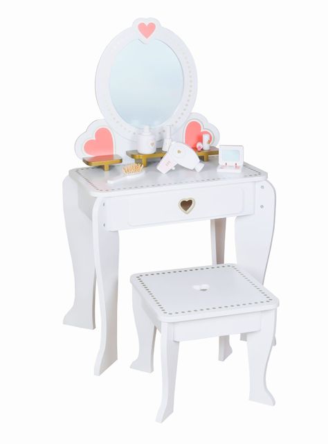 Tocador Blanco Love con Accesorios-2