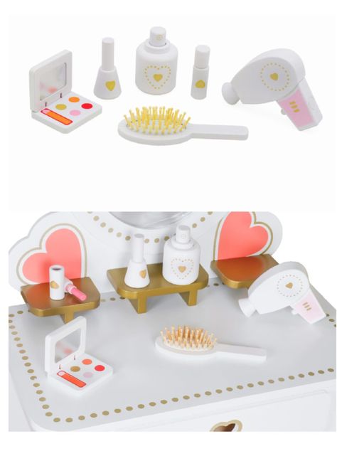 Tocador Blanco Love con Accesorios-3
