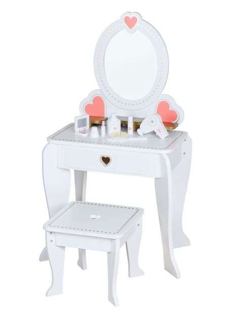 Tocador Blanco Love con Accesorios-0