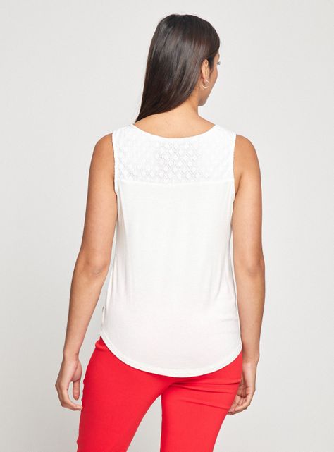 Blusa Mix Telas Con Nudo-1