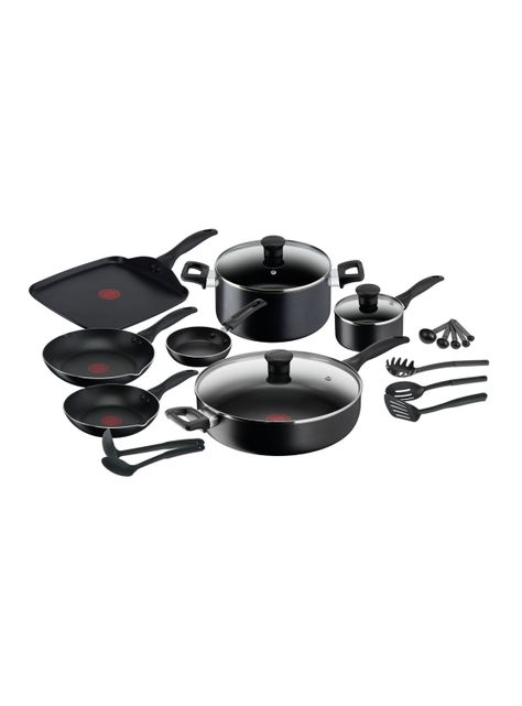 Batería de Cocina 20 Piezas Easy Care Negro-0