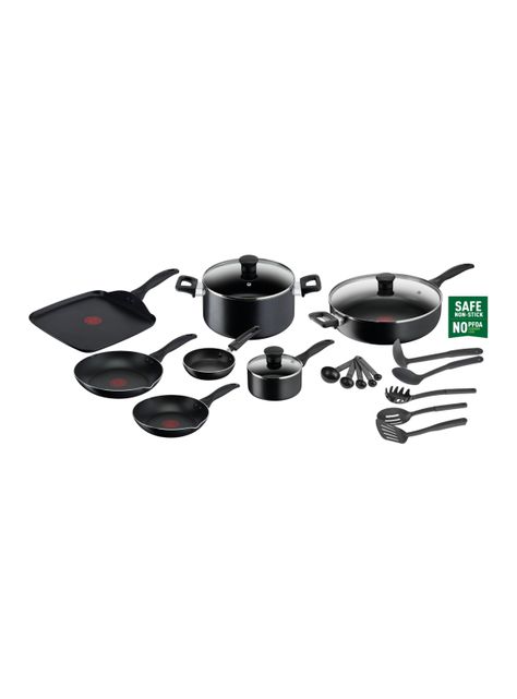 Batería de Cocina 20 Piezas Easy Care Negro-1