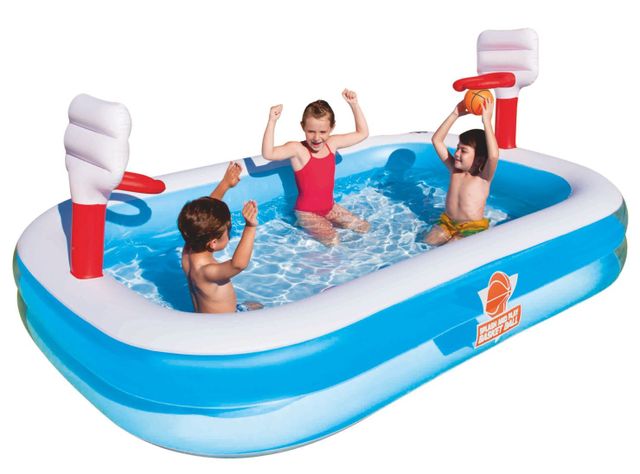 Piscina de Juegos con Cesta de Baloncesto 636 L-0