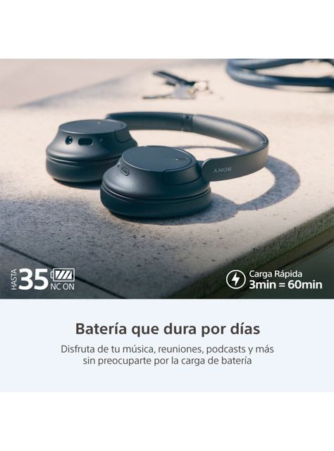 Audífonos Inalámbricos Noise Cancelling WH-CH720 Azul-2