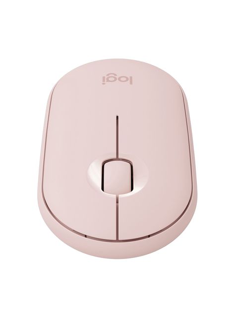 Mouse Inalámbrico Logitech Pebble M350 Rose-0