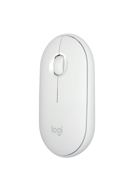 Mouse Logitech Inalámbrico Pebble M350 Offwhite-2