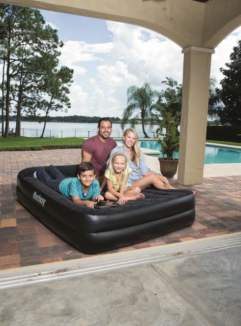 Colchón Inflable Aterciopelado Doble Bestway-2