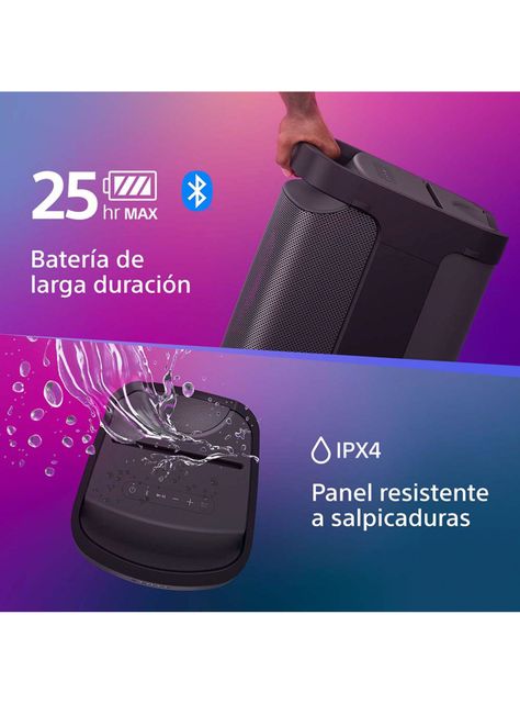 Parlante Inalámbrico Portátil XP700 Negro-5