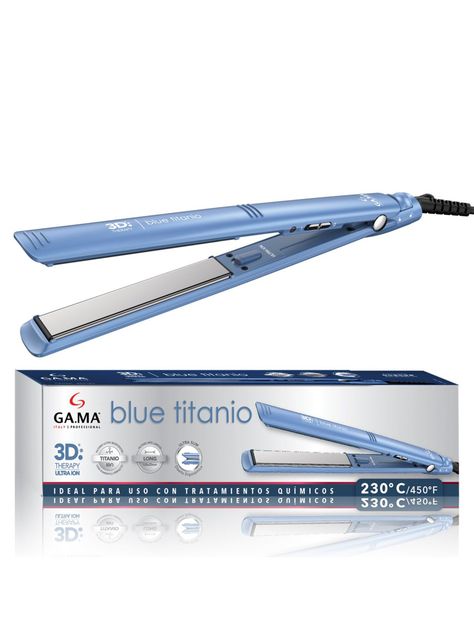 Alisador de Pelo Elegance 3D Blue Titanio-1