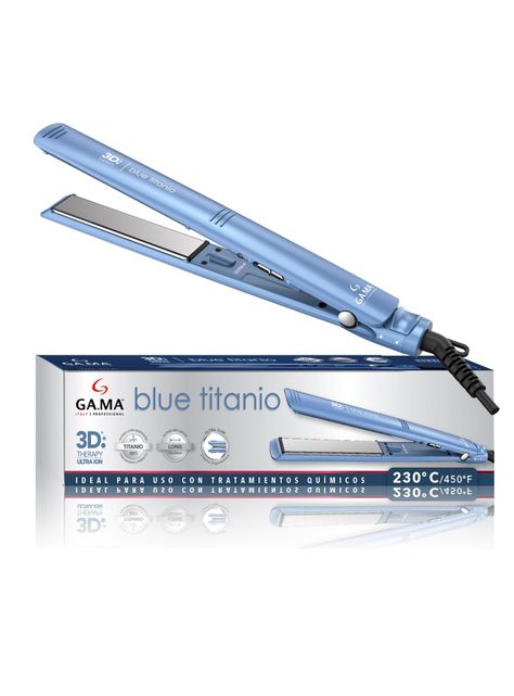 Alisador de Pelo Elegance 3D Blue Titanio-0