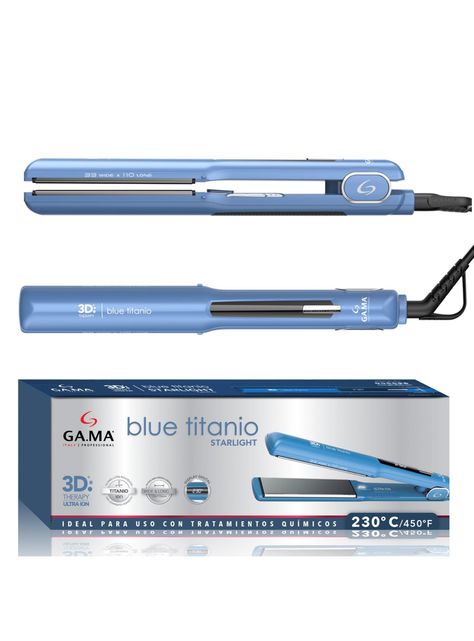 Alisador de Pelo Starlight 3D Blue Titanio-2