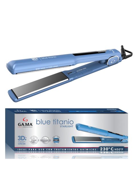 Alisador de Pelo Starlight 3D Blue Titanio-1