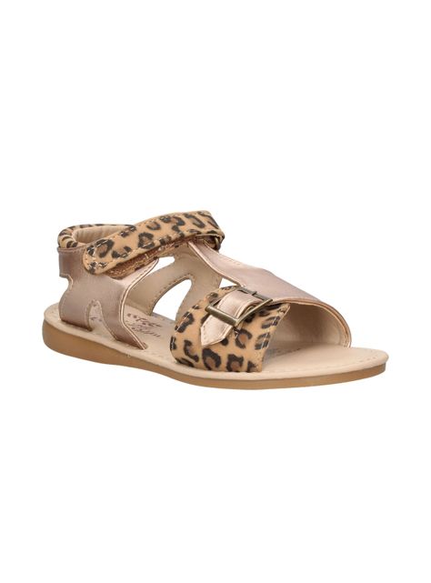 Sandalia Correa Detalle  Animal Print Niña-1