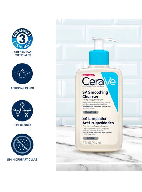 Limpiador Anti-Rugosidades SA Smoothing 236 ml Cerave-3