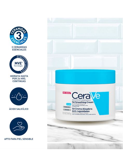 Crema Cerave Alisadora SA Smoothing 340 g Cerave-3