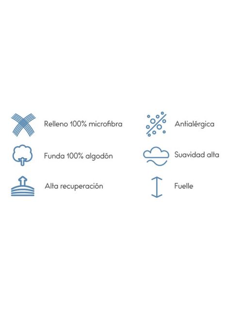 Almohada Feel Microfibra 50 x 70 cm-3