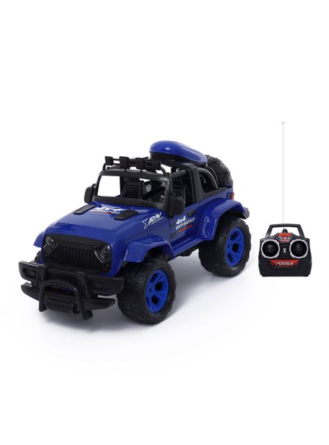 Jeep a Radio Control con Luz Motor Extreme Rojo-0