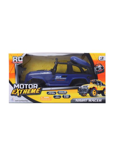 Jeep a Radio Control con Luz Motor Extreme Rojo-3
