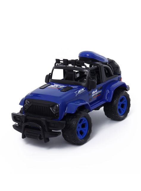 Jeep a Radio Control con Luz Motor Extreme Rojo-1