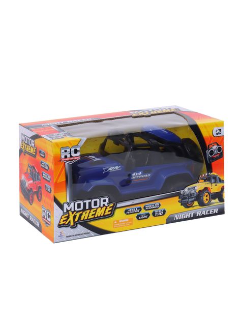 Jeep a Radio Control con Luz Motor Extreme Rojo-4