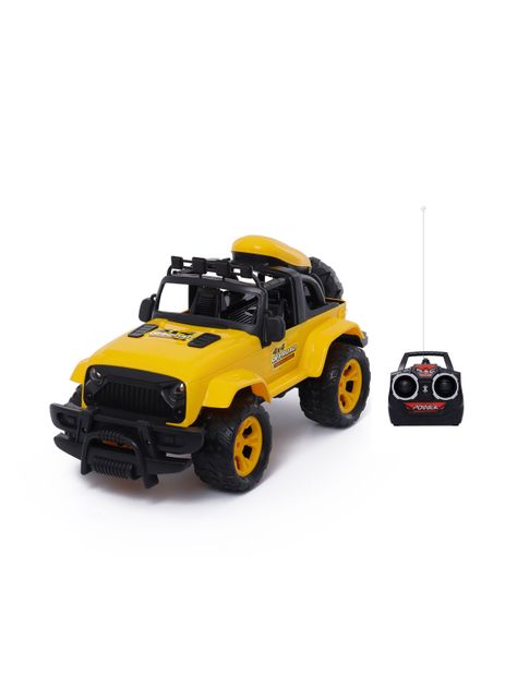 Jeep Radio Control con Luz Motor Extreme Amarillo-0