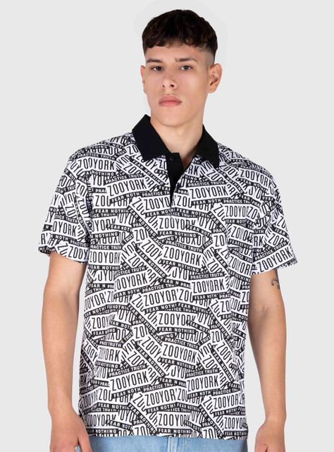 Polera Manga Corta Pique Stamp-0