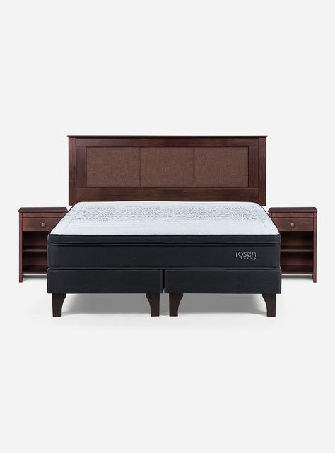 Cama Europea Tempo King + Set Muebles Rachel-1
