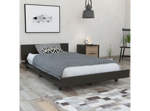 Cama Kaia Single 1.5 Plazas Miel-1