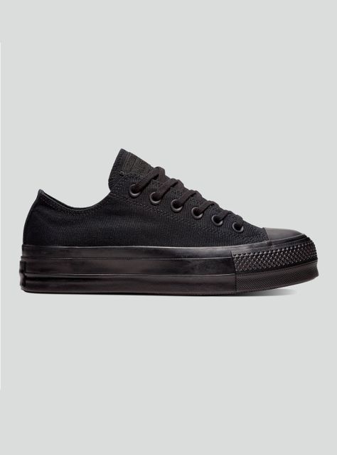 Zapatilla Urbana Black Taylor All Star Lift Mujer-0