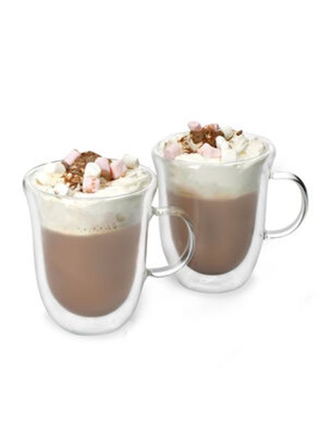 Set 2 Tazas Chocolate Doble Pared-0