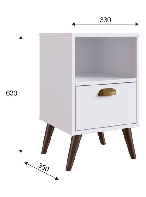 Mesa Lateral o Velador Nórdico-1