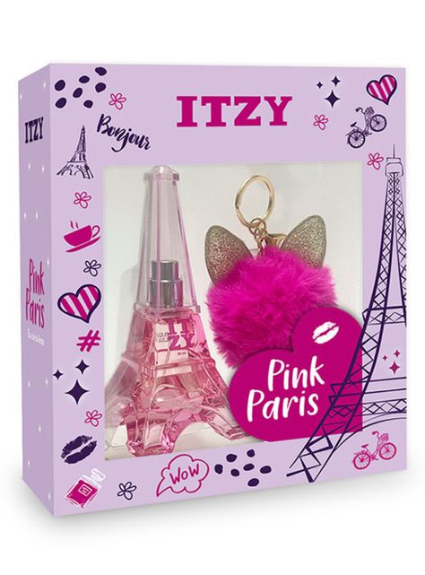 Set Perfume Pink Paris EDT Mujer 48 ml + Llavero Itzy-0