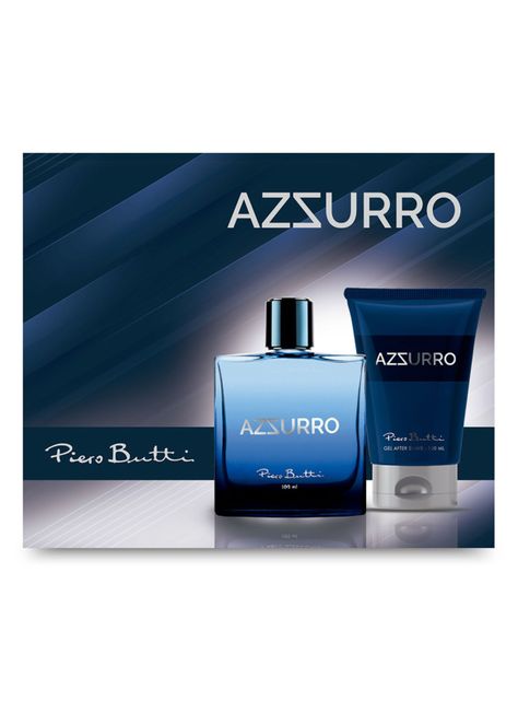 Set Perfume Hombre Azzurro EDT 100 ml + After Shave Piero Butti-0