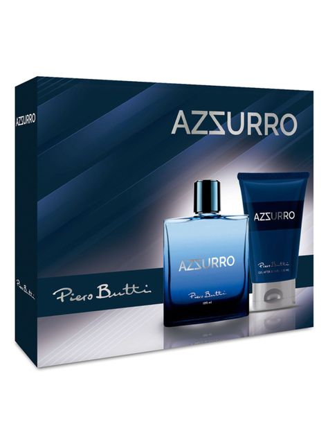 Set Perfume Hombre Azzurro EDT 100 ml + After Shave Piero Butti-2