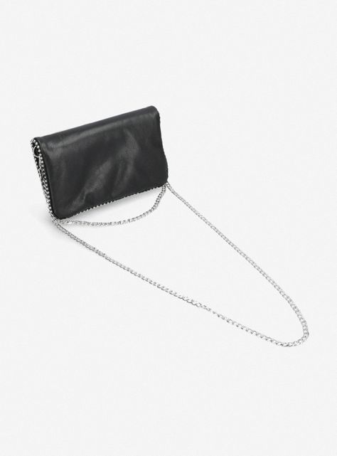 Cartera De Cuero Con Cadena-4