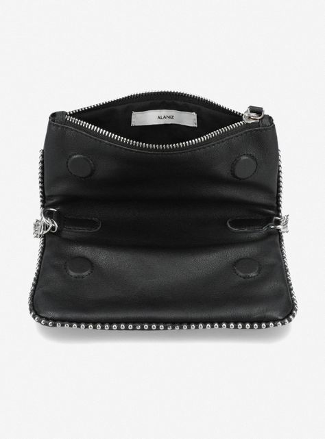 Cartera De Cuero Con Cadena-5